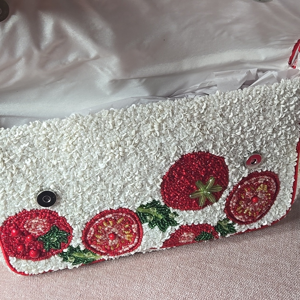 NWT Indian Tomato Beaded Shoulder Bag - Picture 3 of 7
